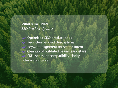 SEO Collection Updates